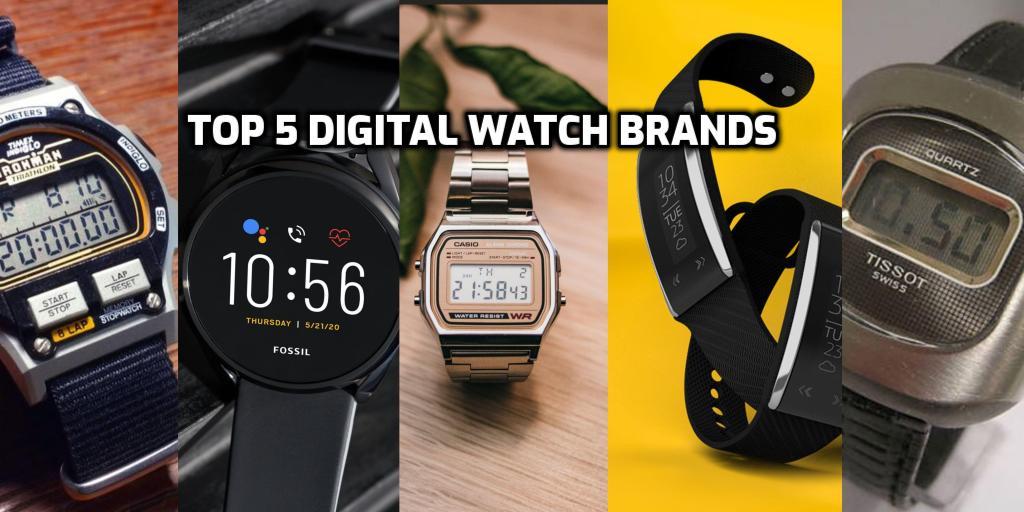 Top 5 digital watch brands