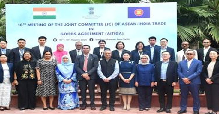 ASEAN countries account for 11% of India's international commerce: Ministry