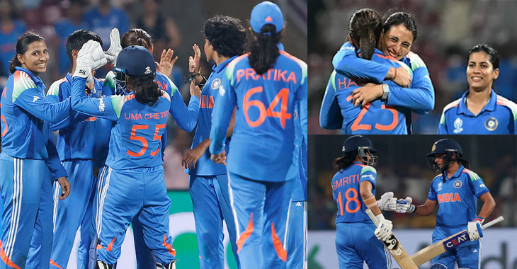 India defeated New Zealand to secure the final semi-final spot