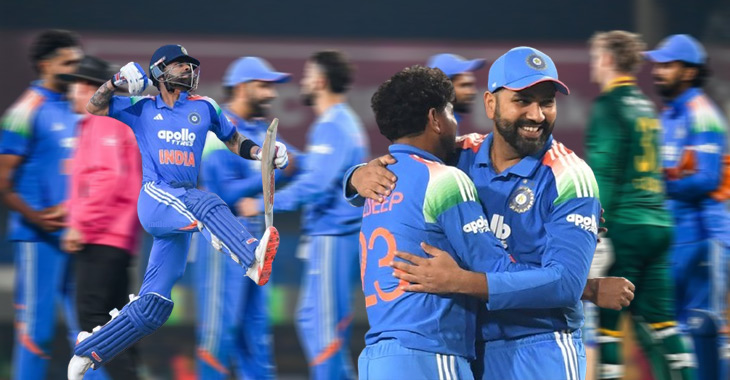 India defeated South Africa with a 1-0 lead in the series