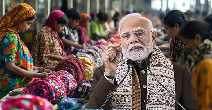 India's textile industry is a strong economic engine that creates jobs