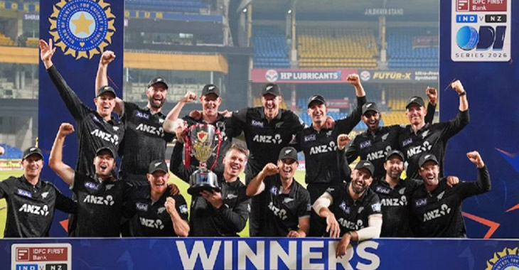 New Zealand defeated India 2-1 in an ODI series