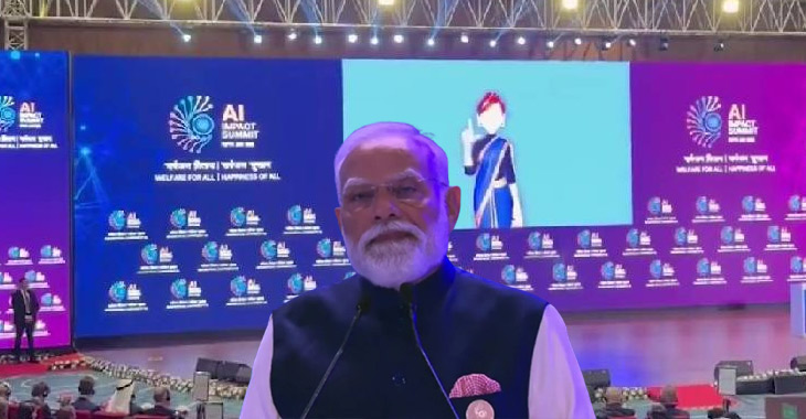 India is a "Natural Hub" for AI: PM Modi