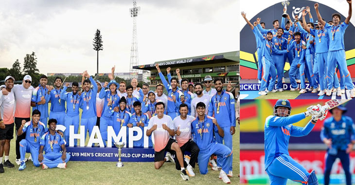 India wins its sixth U-19 Men's Cricket World Cup Championship