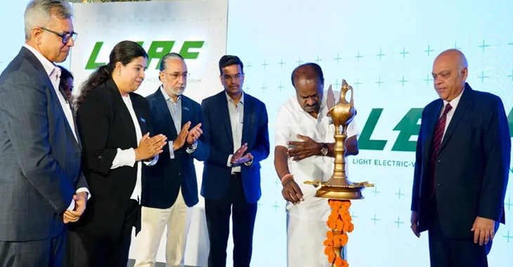 Govt introduces "LEAF" to improve the ecosystem for EV charging