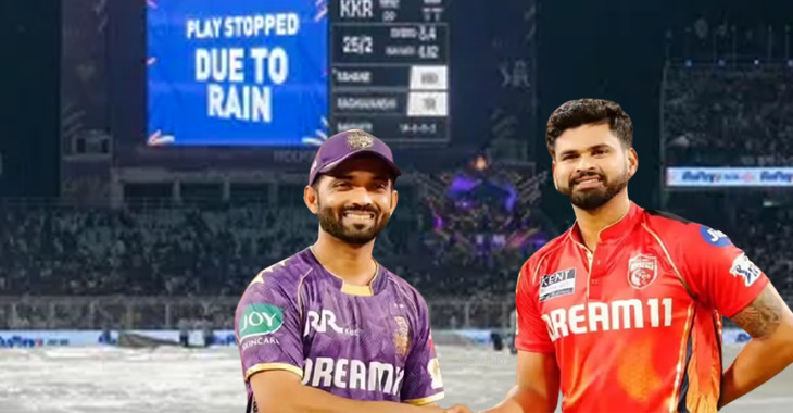 IPL 2026: Rain cancels the match, giving KKR and PBKS each a point
