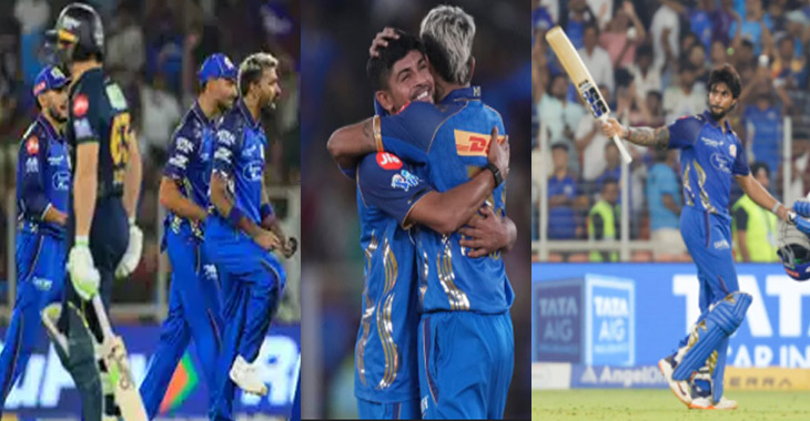 IPL 2026: MI secured 99-run win over GT