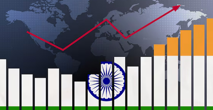 India continues to grow despite worldwide shocks