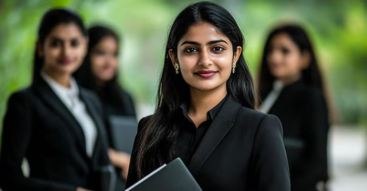 India's hiring rate for women is steady at 33% of placements