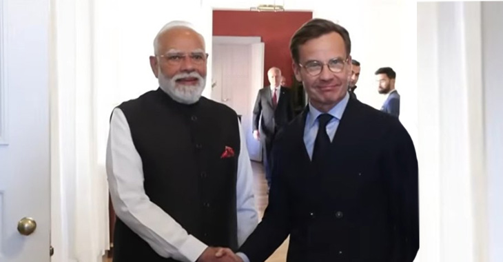 MEA issues a joint statement regarding the Sweden-India summit