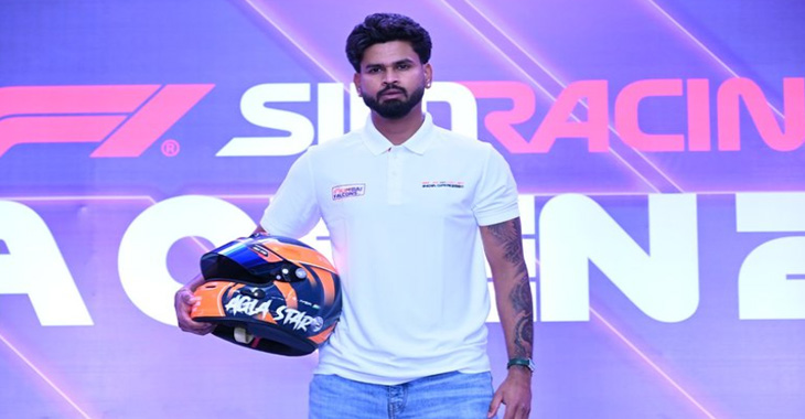 Shreyas Iyer became the brand ambassador for Formula 1-backed sim racing programme