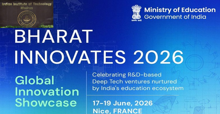 IIT Madras will present businesses and deep-tech inventions at Bharat Innovates 2026