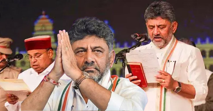 Shivakumar is sworn in as the 25th chief minister of Karnataka