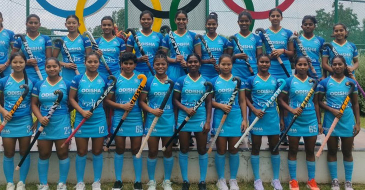 Hockey India selected junior women's team for UK tour