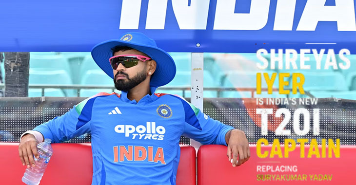 Shreyas Iyer named India T20I captain replacing Suryakumar Yadav