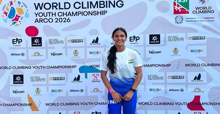 Amieyra Khoslla breaks the national record at the World Youth Climbing Championships