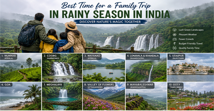 Best Time for a Family Trip During the Rainy Season in India