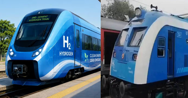 India's first hydrogen train: carbon-free and smoke-free