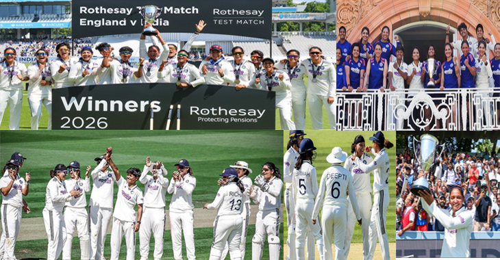 India made history at Lord's by defeating England by 270 runs