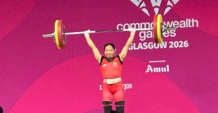 CWG 2026: Mirabai writes a golden hat-trick that breaks the Games record