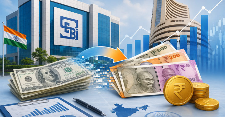 SEBI switches the US dollar to rupees for FPI registration costs