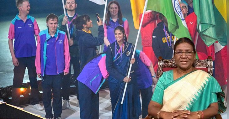 President Murmu Hails Women in India's CWG Success