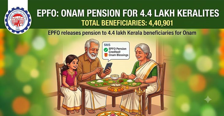 EPFO pays pension to 4.4 lakh Kerala beneficiaries on Onam