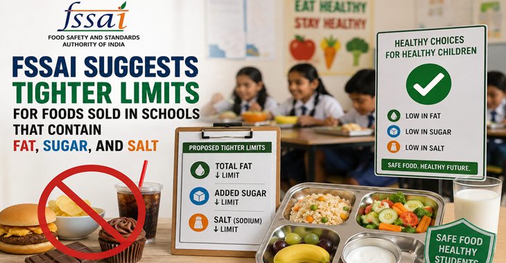FSSAI suggests tighter limits for foods sold in schools