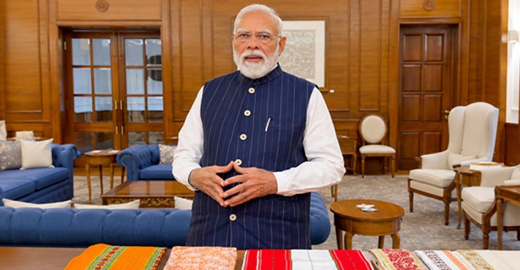 PM Modi extended greetings on National Handloom Day