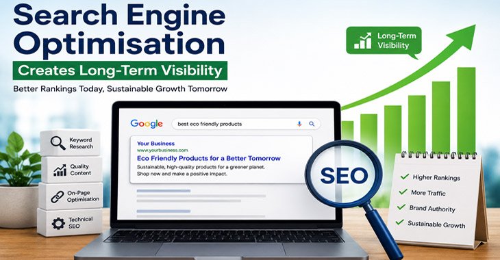 Search Engine Optimisation Creates Long-Term Visibility
