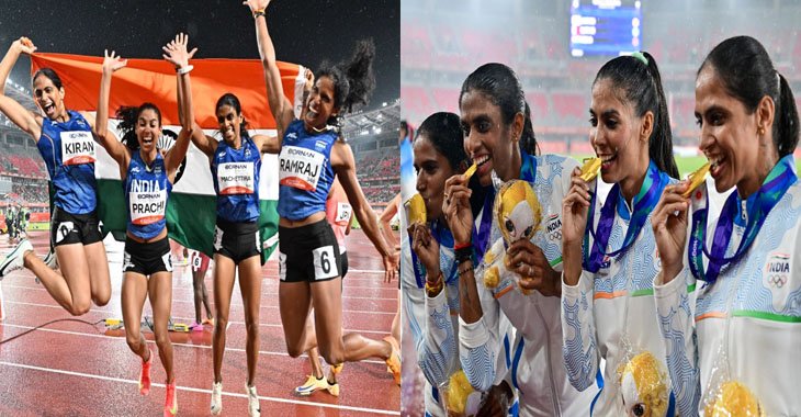 Asian Games: Kiran Pahal Credits Team After Women’s 4x400m Gold