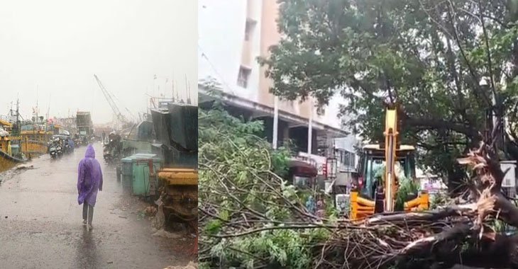 Cyclone Arnab Hits Coastal Andhra, Triggering Heavy Rainfall