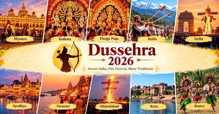 10 Best Places to Visit in Dussehra 2026 in India