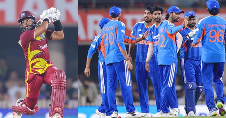 2nd T20I: Hope, Rutherford Power West Indies’ Record Chase in Ranchi