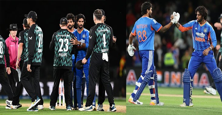 2nd T20I: Tilak shines, Nitish supports as India beat NZ 2-0