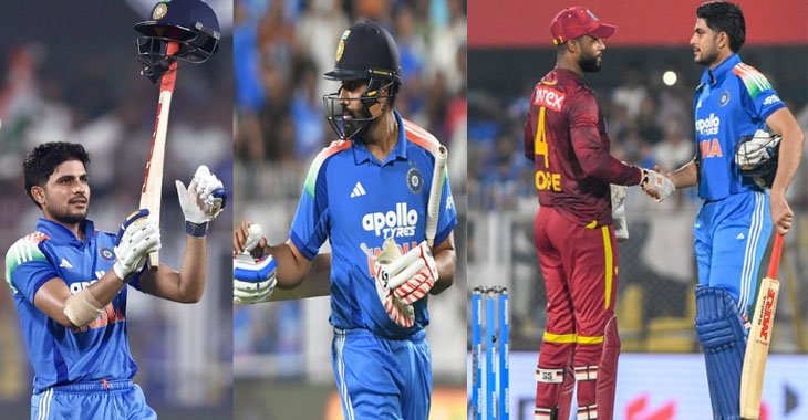 2nd ODI: Gill's 223, Rohit's Century Power India to Record Chase
